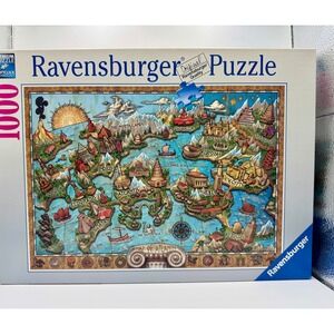 Ravensburger Mysterious Atlantis 1000 Piece Jigsaw Puzzle Map 167289 2021 NEW